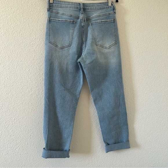 SONG Mom Jeans High Rise 9/29 Light Wash Blue Casual Rockabilly - Picture 8 of 12